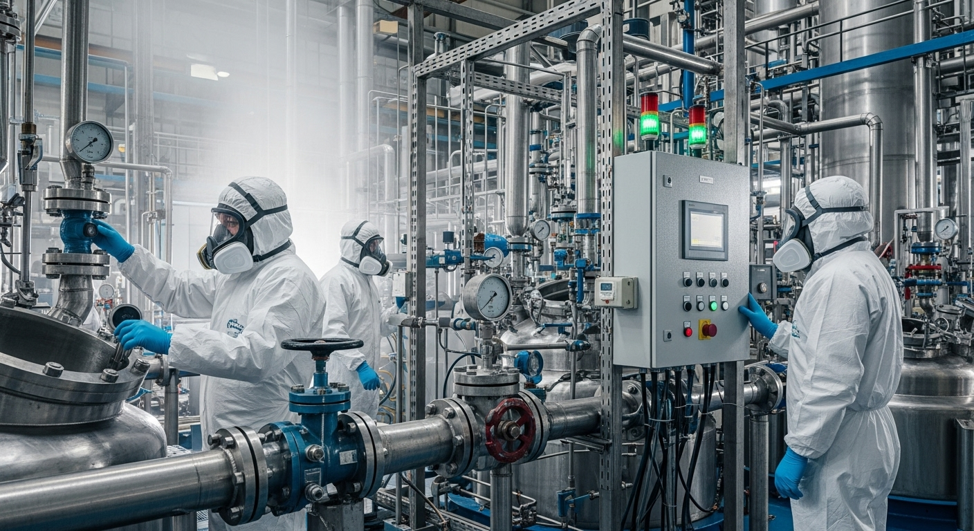 Equipo de Cheiser trabajando